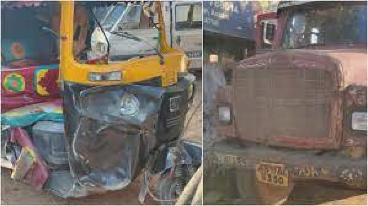 समस्तीपुर में भीषण सड़क हादसा, ट्रक-ऑटो की टक्कर में दिल्ली के लिए निकले तीन लोगों की मौत