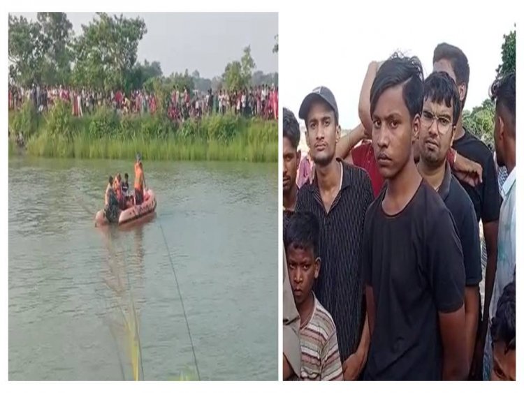मुजफ्फरपुर में दो युवक डूबे एक का शव बरामद वही एक की खोज जारी परिजनों में मचा हड़कंप