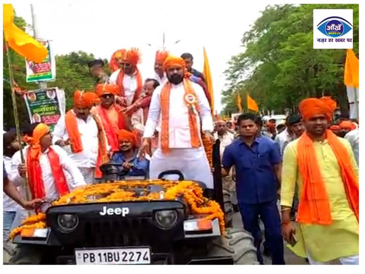 बाबू वीर कुंवर सिंह विजयोत्सव मना रही भाजपा, पटना में निकली गौरव यात्रा