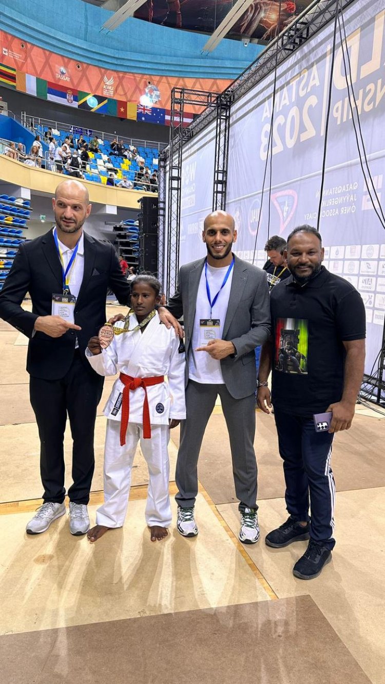 भागलपुर की बेटी चांदनी ने विश्व जुजित्सू चैंपियनशिप में जीता कांस्य पदक