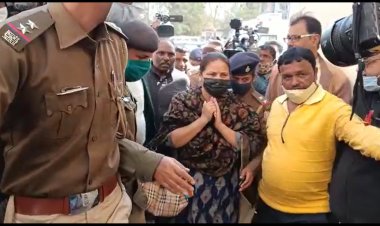 मिसा भारती अपने पिता से मुलाकात करने राँची रिम्स पहुँची |