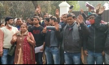 किसान भवन में कार्य कर रहे डाटा इन्ट्री ऑपरेटर ने वेतन मांग को लेकर उपमुख्यमंत्री से गुहार लगाईं |