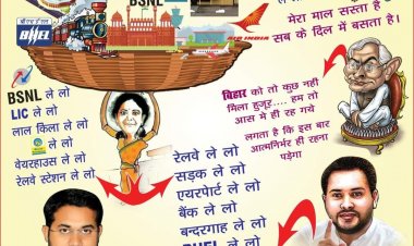 राजद के प्रदेश महासचिव युवा  ऋषि यादव  ने आम बजट को बताया, जिसका मुझे इंतजार था उसके लिए बेकार दो घड़ी आ गई इस तरह का स्लोगन इस पोस्टर में दिया गया है |
