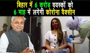 CM नीतीश कुमार ने PM  मोदी का आभार जताया,टीकाकरण अभियान का वीडियो कॉन्फ्रेंसिंग के माध्यम से शुभारंभ
