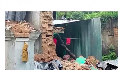 समस्तीपुर में  मकान की दीवार  ढहने से घर में सोई मां-बेटी समेत तीन की मौत