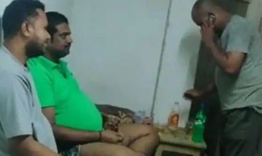शराबबंदी की उड़ी धज्जियां, शाम होते ही 'मयखाना' बना अस्पताल, स्टाफ क्वार्टर में जाम छलकाते दिखे कर्मचारी