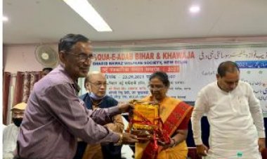 अजय नारायण शर्मा, राकेश कुमार तिवारी और संजय सिंह हुए सम्मानित