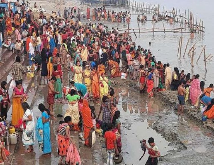 बिहार में शुरू हुआ छठ का चार दिवसीय महापर्व, गंगा सहित तमाम नदियों के किनारे विहंगम नजारा