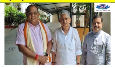जदयू के राष्ट्रीय अध्यक्ष ललन सिंह से मिले सच्चिदानंद राय