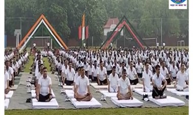 अंतर्राष्ट्रीय योग दिवस के अवसर पर दानापुर बीआरसी में योग दिवस मनाया गया