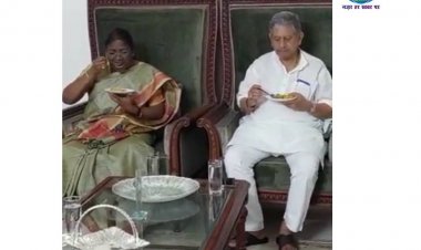 द्रौपदी मुर्मू ने JDU के राष्ट्रीय अध्यक्ष ललन सिंह से दिल्ली में की मुलाक़ात 
