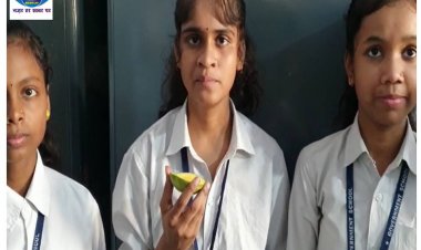 नालंदा में स्कूली छात्र मध्यान भोजन में कच्चा आम और घटिया खाना खाने को है मजबूर 