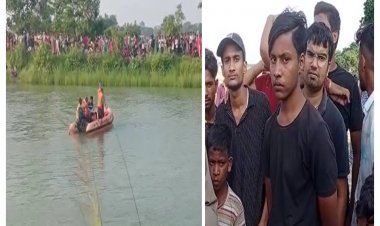 मुजफ्फरपुर में दो युवक डूबे एक का शव बरामद वही एक की खोज जारी परिजनों में मचा हड़कंप