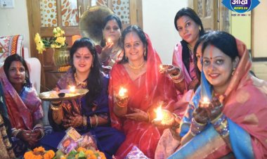 पति की दीर्घायु के लिए, सुहागिनों ने रखा तीज का पावन व्रत