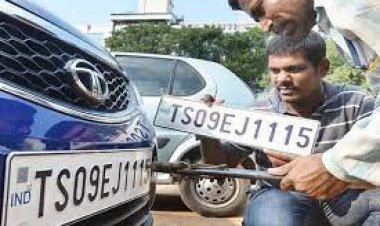 हाई सिक्योरिटी नंबर प्लेट की ऑनलाइन करा सकेंगे बुकिंग