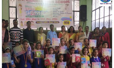 LMC हाई स्कूल कंकड़बाग में समर कैंप में बच्चो ने दिखाई अपनी प्रतिभा