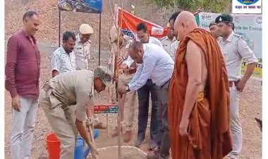 पर्यावरण दिवस के मौके पर गया में सैकड़ों पेड़ लगाए गए