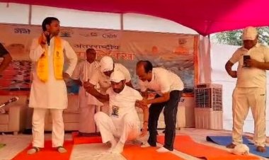 योग करते समय गिर पड़े केंद्रीय मंत्री वैशाली में तबीयत बिगड़ी, जाएंगे दिल्ली AIIMS