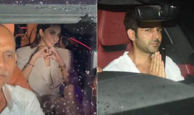 Satya Prem Ki Katha: रिलीज से पहले फिल्म देखने पहुंचे कार्तिक आर्यन-कियारा आडवाणी, वायरल हुईं फोटोज