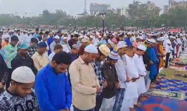 Eid-al-Adha 2023: पटना के गांधी मैदान में अदा की गई नमाज, अलर्ट मोड में जिला प्रशासन