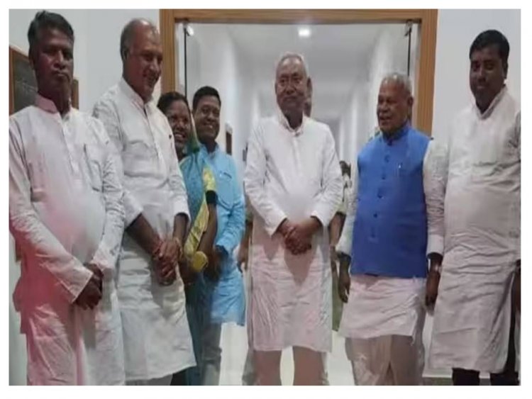 विधायकों संग CM  Nitish से मिले Jitan Ram Manjhi सीट बंटवारे पर HAM प्रमुख का बड़ा बयान