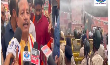 विधानसभा घेराव को जा रहे भाजपा कार्यकर्ताओ और समर्थको पर जमकर चली लाठियां 