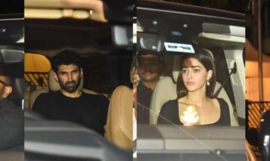 अफेयर की खबरों के बीच साथ दिखे Ananya Panday-Aditya Roy Kapoor, पैप्स को देख शर्मा गईं एक्ट्रेस