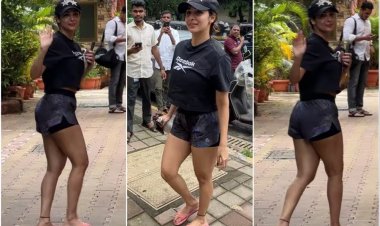 Malaika Arora ने शॉर्ट्स में फ्लॉन्ट किए टोन्ड लेग्स, वॉकिंग स्टाइल की फिर उड़ रही खिल्ली