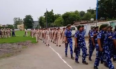 मुंगेर और रोहतास ज़िले में स्वतंत्रता दिवस की तैयारियों को लेकर जवानो ने किया पूर्वाभ्यास 