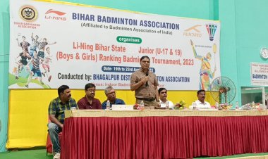 बिहार स्टेट जूनियर रैंकिंग बैडमिंटन प्रतियोगिता का हुआ शुभारंभ