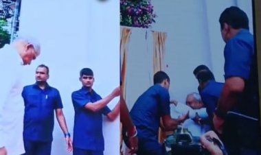 पटना यूनिवर्सिटी के स्टेज पर फिसले CM नीतीश कुमार, राज्यपाल सहित सभी लोग रह गए हक्के-बक्के