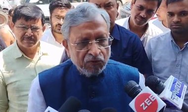 सुशील मोदी ने कहा भारत' शब्द संवैधानिक, जिन्हें आपत्ति 'इंडिया माता' की जय करें