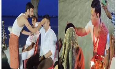 पटना के NIT घाट पर गंगा आरती में शामिल होने दूर -दूर से आते है श्रद्धालु 