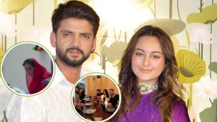 Sonakshi Sinha-Zaheer Iqbal wedding: शादी से पहले मां के साथ पूजा-पाठ करती दिखीं सोनाक्षी सिन्हा, जहीर ने भी बहनों के साथ की मस्ती