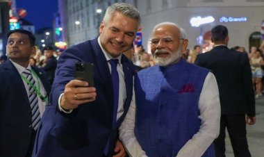 PM Modi Austria Visit: ऑस्ट्रियन चांसलर ने PM मोदी के साथ ली सेल्फी, रेड कार्पेट के साथ हुआ वेलकम