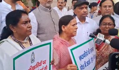 विशेष राज्य के दर्जे और और बढ़ते अप/राध के खिलाफ राबड़ी देवी ने नीतीश कुमार पर बोला ह/मला 