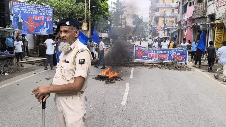 पटना मे भारत बं/द का दिखा आंशिक असर, बंद रही दुकाने, यातायात भी हुई प्रभावित