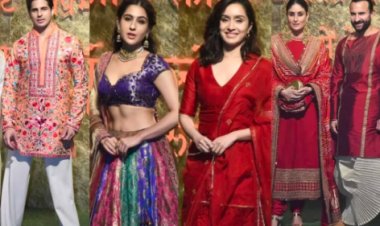 कियारा से लेकर सारा अली खान तक, अंबानी के घर गणेश चतुर्थी मनाने पहंचे सितारे, सैफ-करीना का लुक देखते ही रह गए लोग