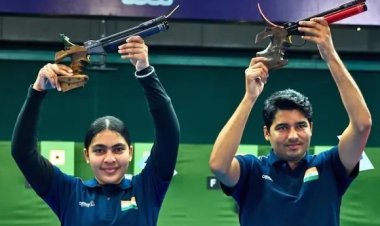 ISSF World Cup 2025: सुरुचि सिंह और सौरभ चौधरी ने जीता 10 मीटर एयर पिस्टल मिश्रित टीम में गोल्ड मेडल