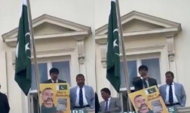 अभिनंदन की तस्वीर दिखाकर गला काटने का किया इशारा, लंदन  में पाकिस्तान की घटिया करतूत