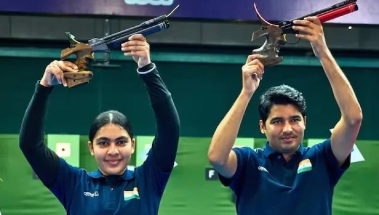 ISSF World Cup 2025: सुरुचि सिंह और सौरभ चौधरी ने जीता 10 मीटर एयर पिस्टल मिश्रित टीम में गोल्ड मेडल