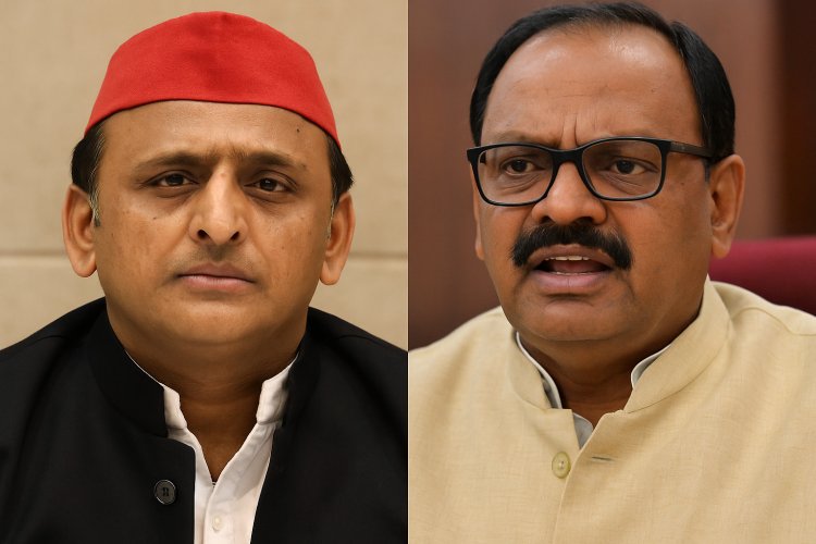 अखिलेश यादव ने डिप्टी CM ब्रजेश पाठक पर साधा निशाना, लगाए गंभीर आरोप