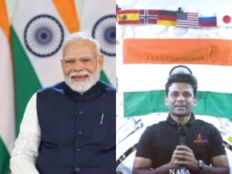 पीएम मोदी ने शुभांशु शुक्ला से की बात, अंतरिक्ष में भारत का परचम लहराने पर दी बधाई