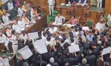 बिहार विधानसभा में जबरदस्त हंगामा: वोटर लिस्ट पर भिड़े तेजस्वी और सम्राट; मार्शल बुलाने पड़े