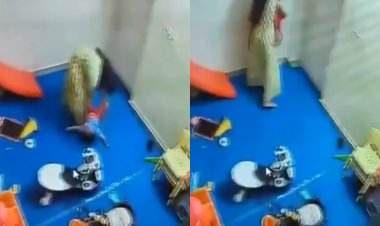 डे-केयर में मासूम से हैवानियत: 15 महीने की बच्ची को मेड ने थप्पड़ मारे, जमीन पर पटका और बेल्ट से पीटा