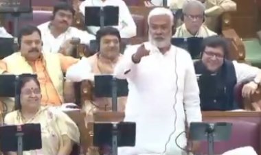 UP विधानसभा में हंगामा: योगी के मंत्री ने सपा विधायक से कहा- 'बीवी की कसम खाओ'... जानिए पूरा मामला