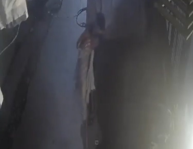दिल्ली में दिनदहाड़े महिला पर हमला, गला दबाकर सोने की चेन और झुमके लूटे; CCTV में कैद पूरी वारदात
