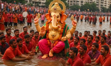 देशभर में गणेशोत्सव की धूम, बप्पा को भावपूर्ण विदाई दे रहे हैं भक्त