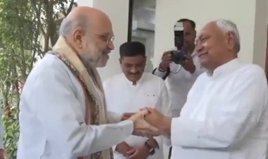 बिहार विधानसभा चुनाव 2025: पटना में नीतीश कुमार से मिले अमित शाह, चुनावी रणनीति पर हुई चर्चा