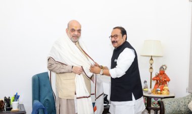 अमित शाह से मिले नवादा सांसद विवेक ठाकुर, बिहार के विकास पर हुई गहन चर्चा